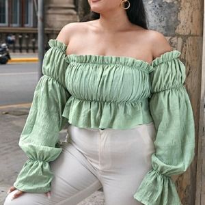 Off-Shoulder Ruffle top